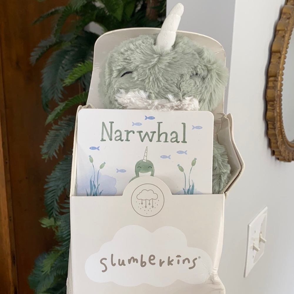BNIB Seafoam Narwhal by Slumberkins
